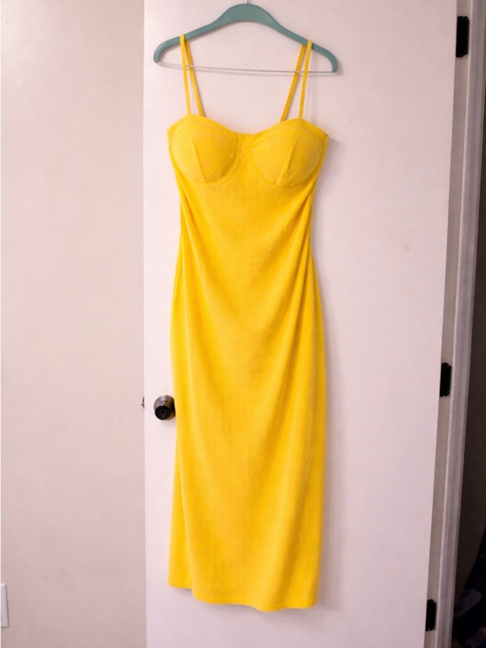 Marshalls Yellow Dress with Front Slit - Picture 7 of 7